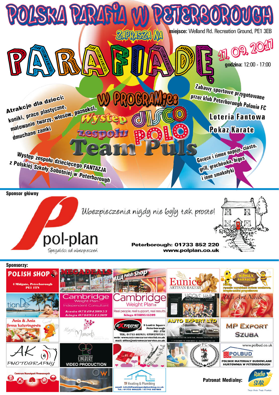 Plakat Parafiada Peterborough 2017