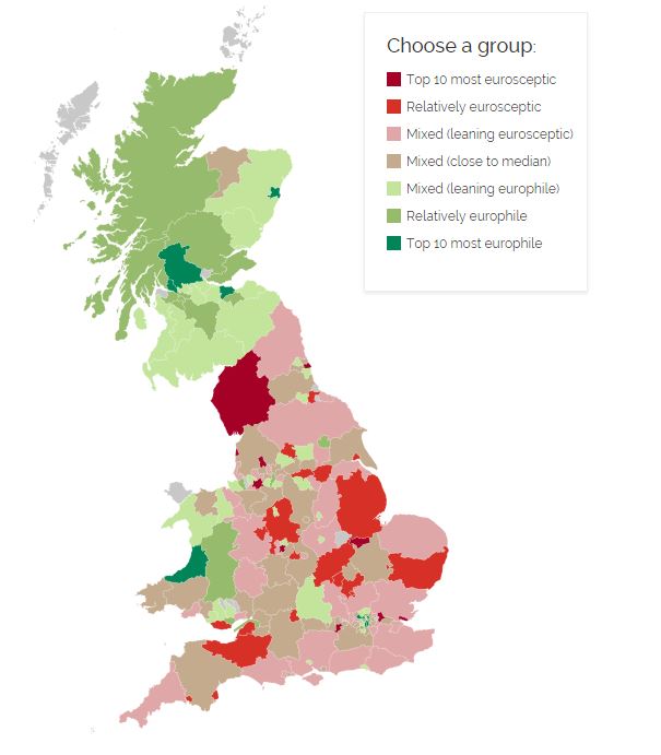 mapa eurosceptyczne peterborough